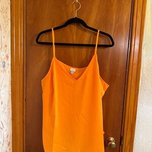 a new day Bright Orange Spaghetti Strap Cami Top